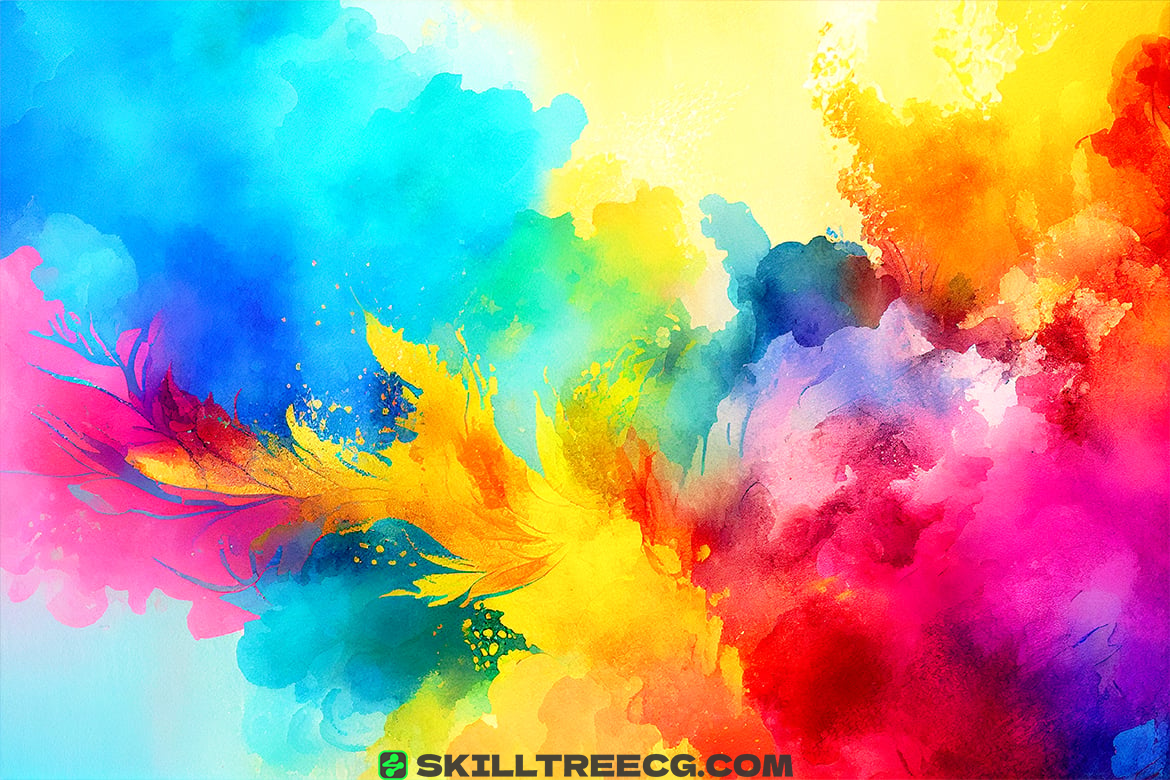 图片[11]-Colorful Watercolor Texture Backgrounds（836176）-技能树